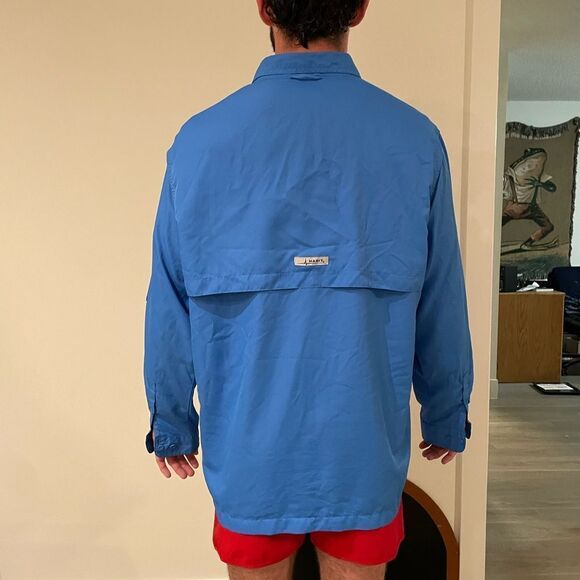 Habit Long Sleeve River Guide Fishing Shirt Size Large - Picture 3 of 6